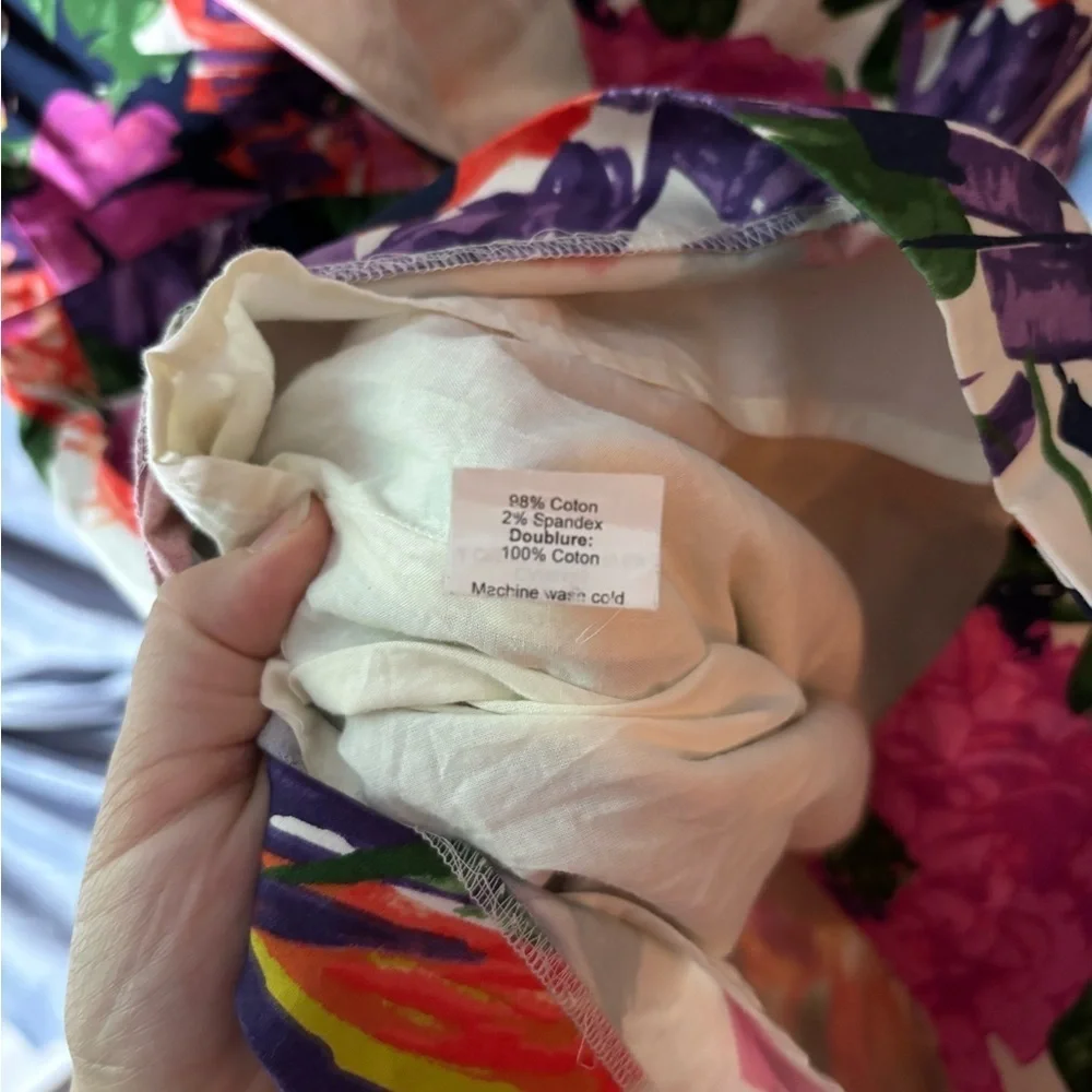 Jcrew floral aline dress size 2 - Picture 9 of 11